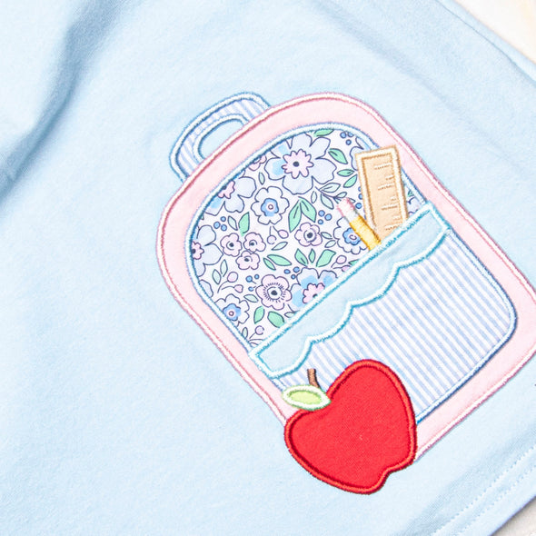 Packed and Prepared Applique Dress, Blue