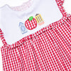 A+ Essentials Applique Dress, Red