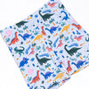 Jurassic Dreamer Bamboo Pajama Short Set, Blue