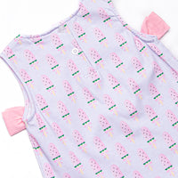 Watermelon Pop Side Tie Dress, Purple