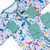 Jurassic Dreamer Bamboo Zippy Pajama, Blue