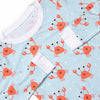 Sand Crab Sleeper Bamboo Pajama Set, Blue