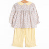 Daffodil Days Ruffle Pant Set, Yellow