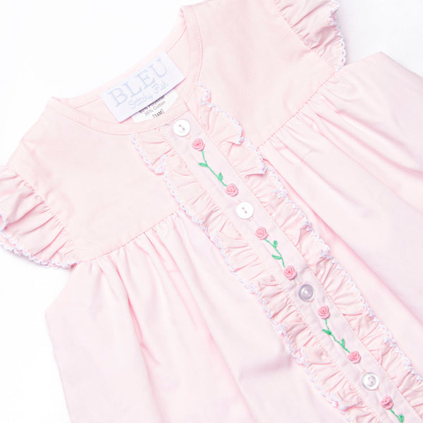 Bleu: Analise Embroidered Diaper Set, Pink