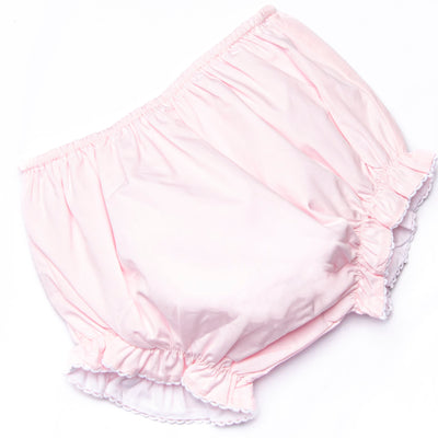 Bleu: Analise Embroidered Diaper Set, Pink
