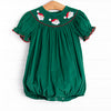 St. Nicholas Smocked Bubble, Green