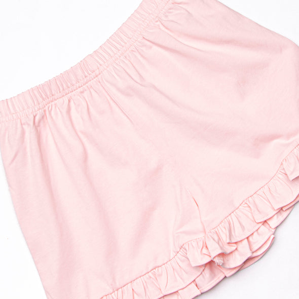 Isabella Short Set, Light Pink and Peach Stripe