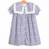 Buttoned Up Blossoms Dress, Purple