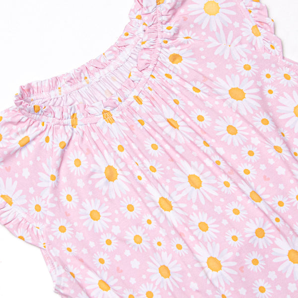 Dotted with Daisies Bamboo Night Gown, Pink