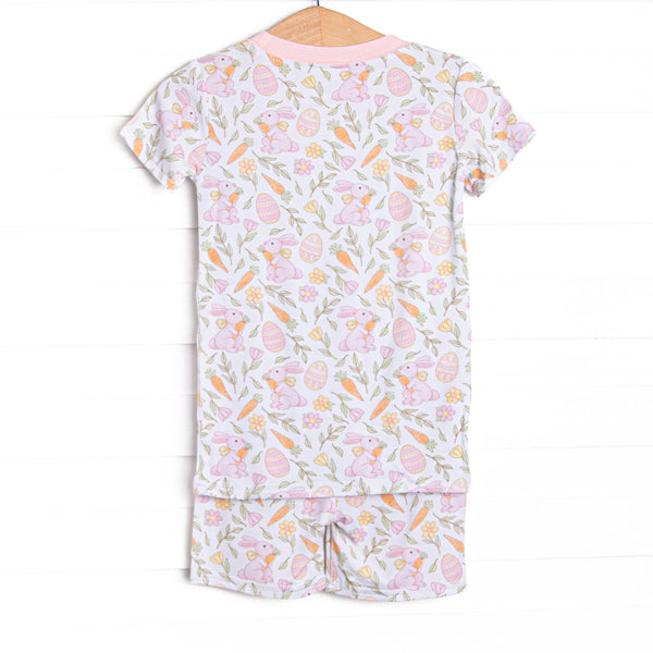 Carrots and Cuddles Bamboo Pajama Short Set, Pink