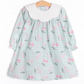 Berry Cherry Dress, Green