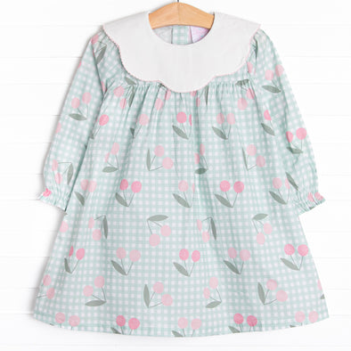 Berry Cherry Dress, Green