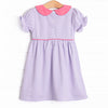 Erin Pocket Dress, Pink and Purple Stripe
