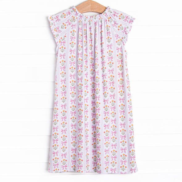 Bedtime Bouquets Bamboo Night Gown, Pink
