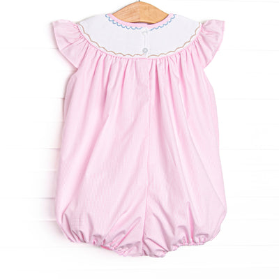 Force of Fun Smocked Bubble, Pink