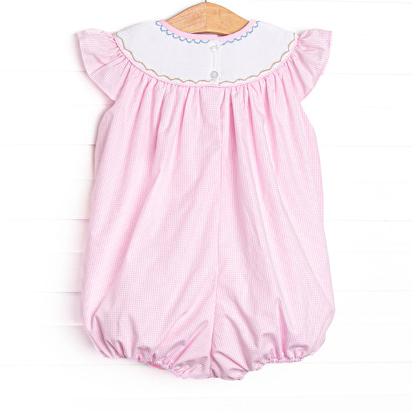 Force of Fun Smocked Bubble, Pink