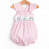 Country Club Cruisin' Smocked Bubble, Pink