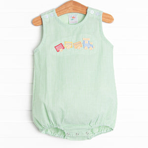 Dozin' Days Applique Bubble, Blue Stripe