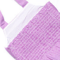 Darling Daisies Smocked One Piece, Purple