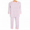 Bedtime Bouquets Bamboo Pajama Set, Pink