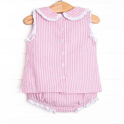Sorbet Slice Applique Diaper Set, Pink