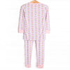 Bedtime Bouquets Bamboo Pajama Set, Pink