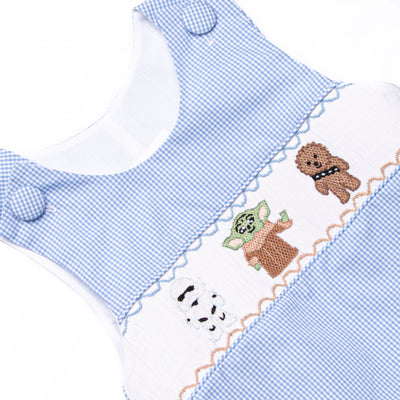 Force of Fun Smocked Bubble, Blue
