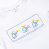 Up in the Air Smocked Pant Set, Blue