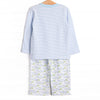 Clear Lake Catch Knit Pant Set, Blue