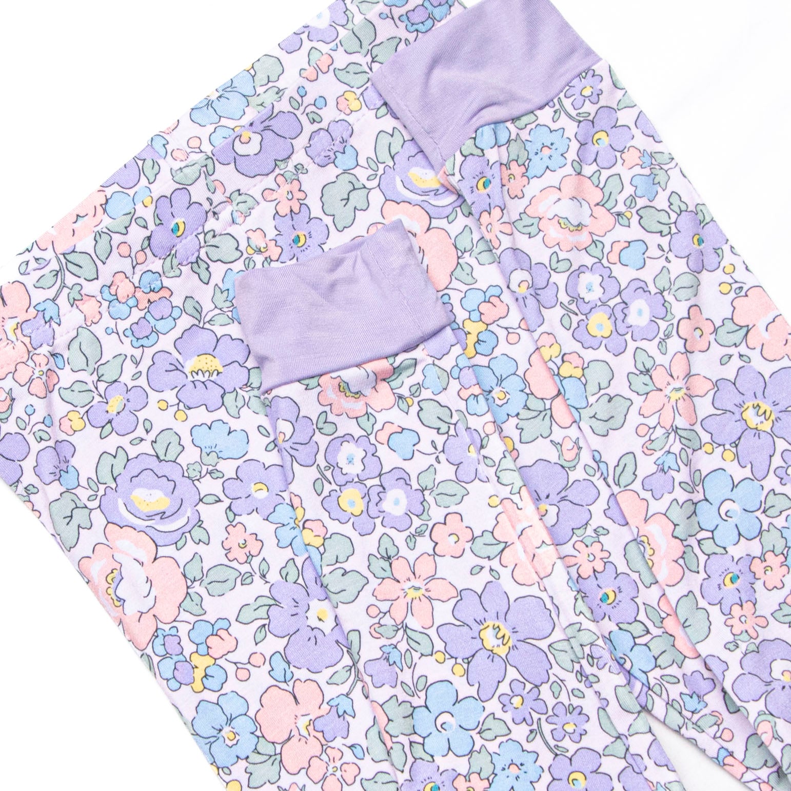Violet Meadow Bamboo Pajama Set, Purple – Stitchy Fish