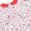 Rosie Posie Collared Legging Set, Red