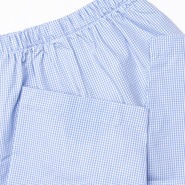 Up in the Air Smocked Pant Set, Blue