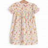 Buttercup Bows Smocked Dress, Pink