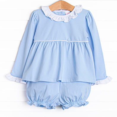 Estelle Bloomer Set, Blue