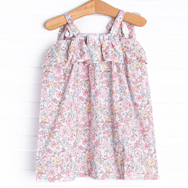 Sunset Florals Dress, Pink