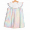 Rainbow Waves Dress, Blue