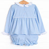 Estelle Bloomer Set, Blue