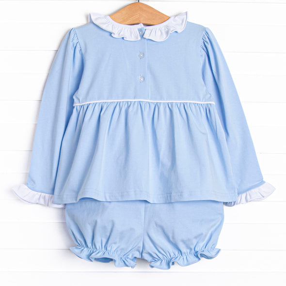 Estelle Bloomer Set, Blue