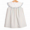 Rainbow Waves Dress, Blue