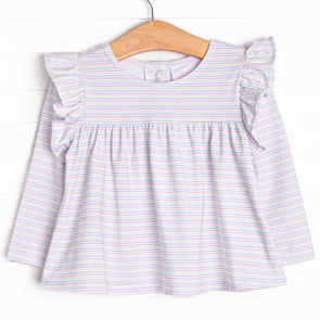 Striped Delight Top, Pink