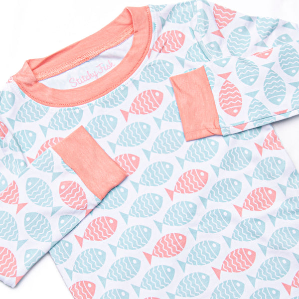With the Tide Bamboo Pajama Set, Green