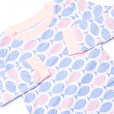 With the Tide Bamboo Pajama Set, Pink