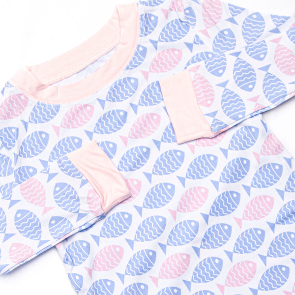 With the Tide Bamboo Pajama Set, Pink
