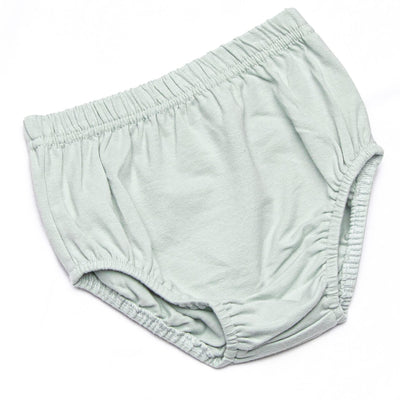 Evan Long Sleeve Pocket Diaper Set, Sage and Light Blue Stripe