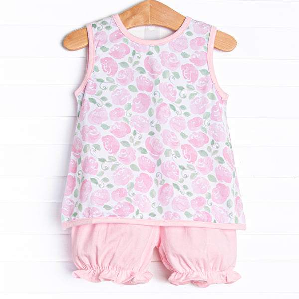 Rose Garden Bloomer Set, Pink
