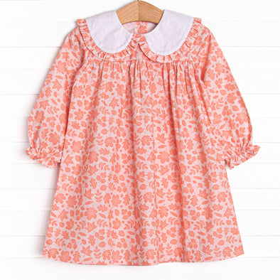 Beauti-fall Leaves Dress, Pink Stitchy Fish Beauti-fall Leaves Dress, Pink Stitchy Fish