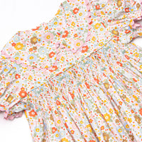 Buttercup Bows Smocked Bubble, Pink