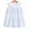 Watercolor Ribbons Dress, Blue