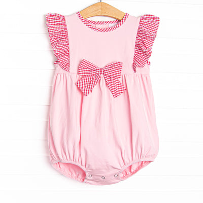 Rosey Red Bow Bubble, Pink