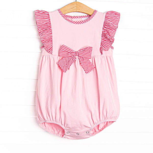 Rosey Red Bow Bubble, Pink